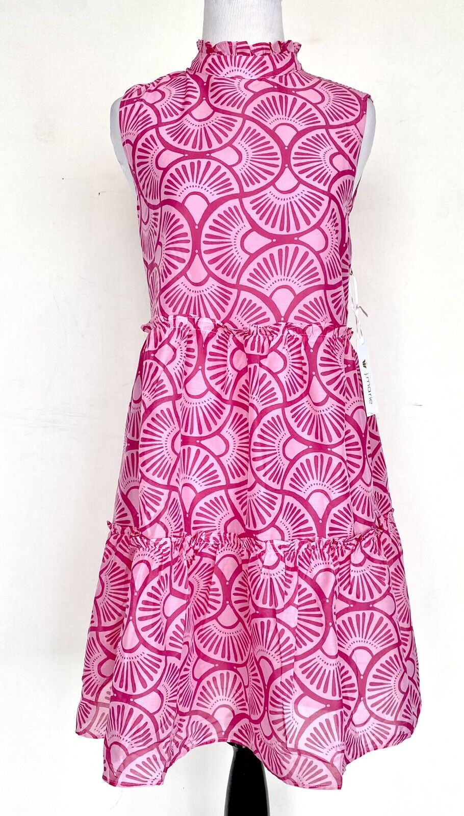 J Marie The Lucy Tiered Sleeveless Dress size M Retail $110 Price $65 NWT