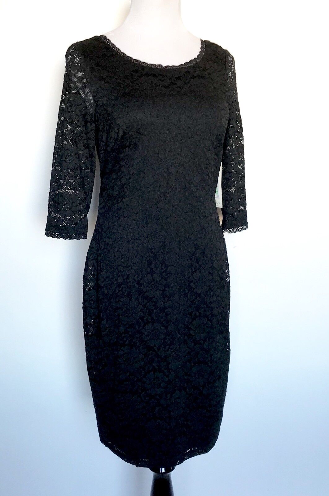 Eliza J  Black Lace Dress NWT Retails $128 Price $68 Size 10