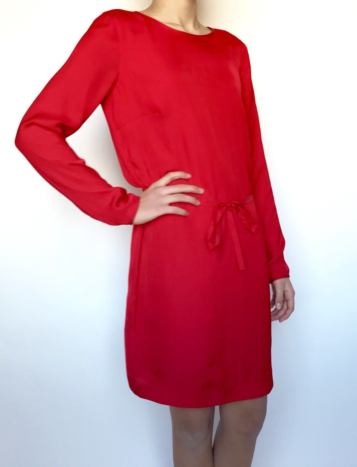 Armani Exchange NWT Red Shift Dress. XS Retails $120 Price $68