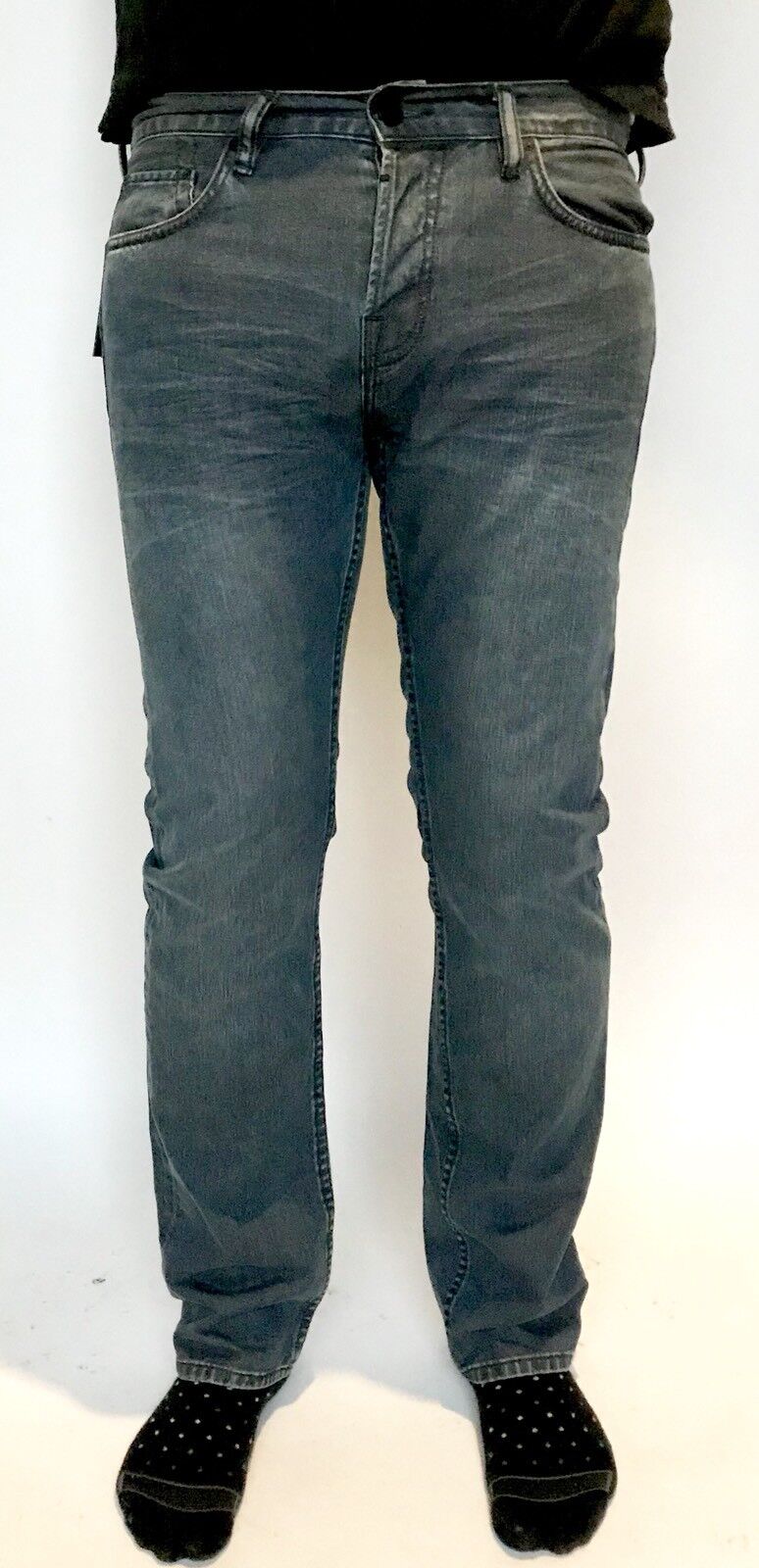 AllSaints Iggy Narrow Fit Indigo Blue Jeans . Retail $178 Price $79 W32 NWT