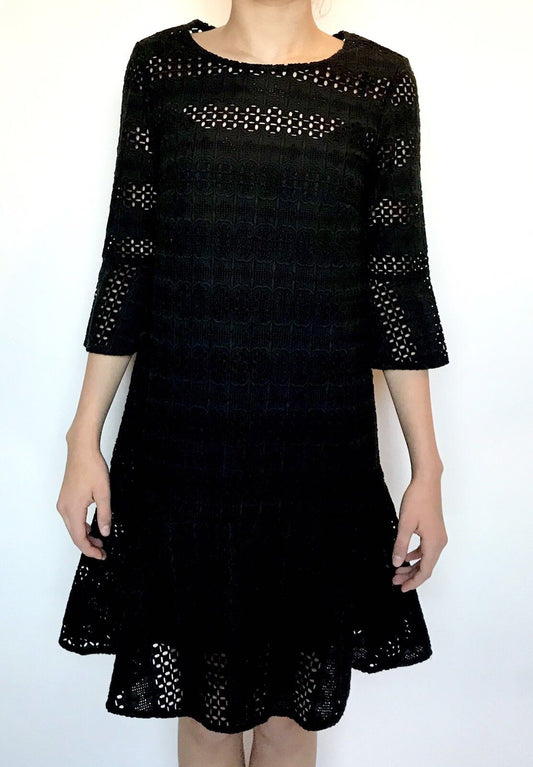 AllSaints Black Dakota Ruffle Dress. Retail $308 Price $168 NWT All Saints Sz 2