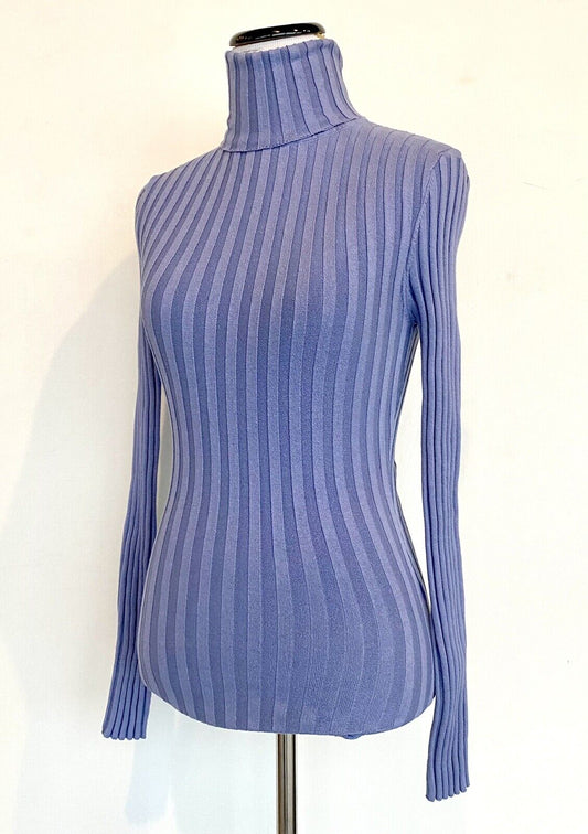 Sundance Legends Turtleneck Sweater Retail $88 Price $52 PXXS Periwinkle Blue