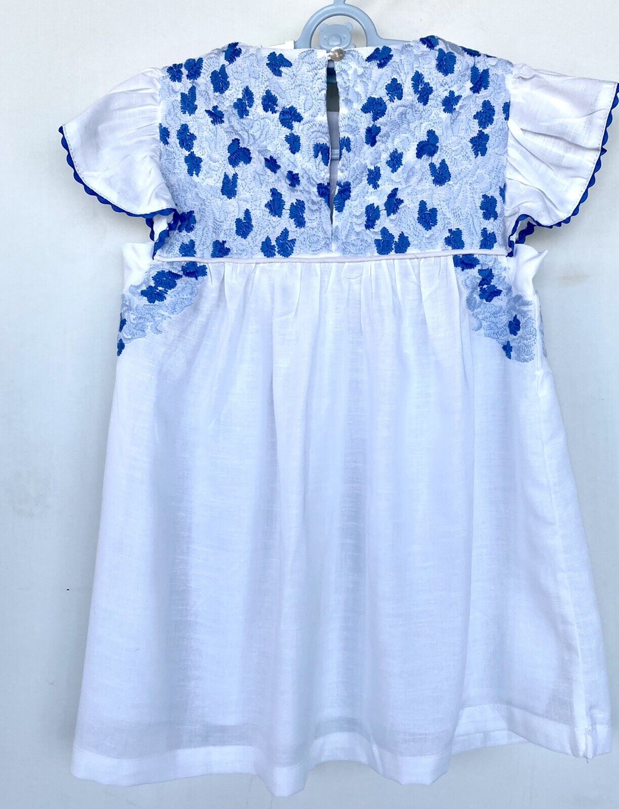 J Marie embroidered Lucia Dress 3T Retail $92 Price $49 Linen Mix
