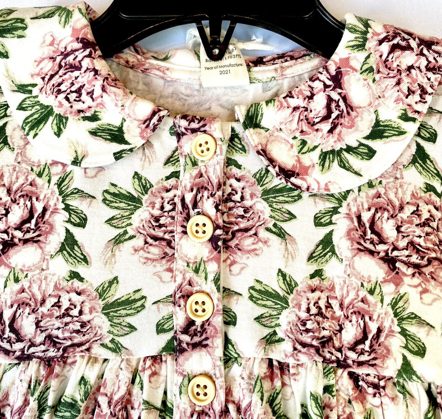 Kate Quinn Bamboo Peter Pan Collar Dress & Bloomers Retail $46 Price $36 12-18 M