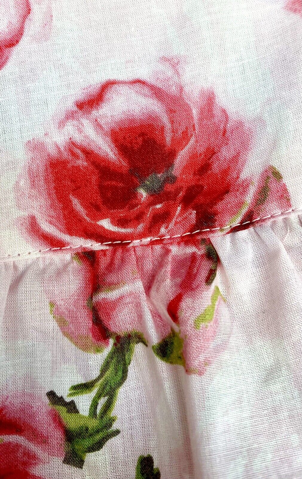 Monsoon London 2 Pc Rose Print Dress & Bloomer Short 0-3 M Price $35 NWT Tiered