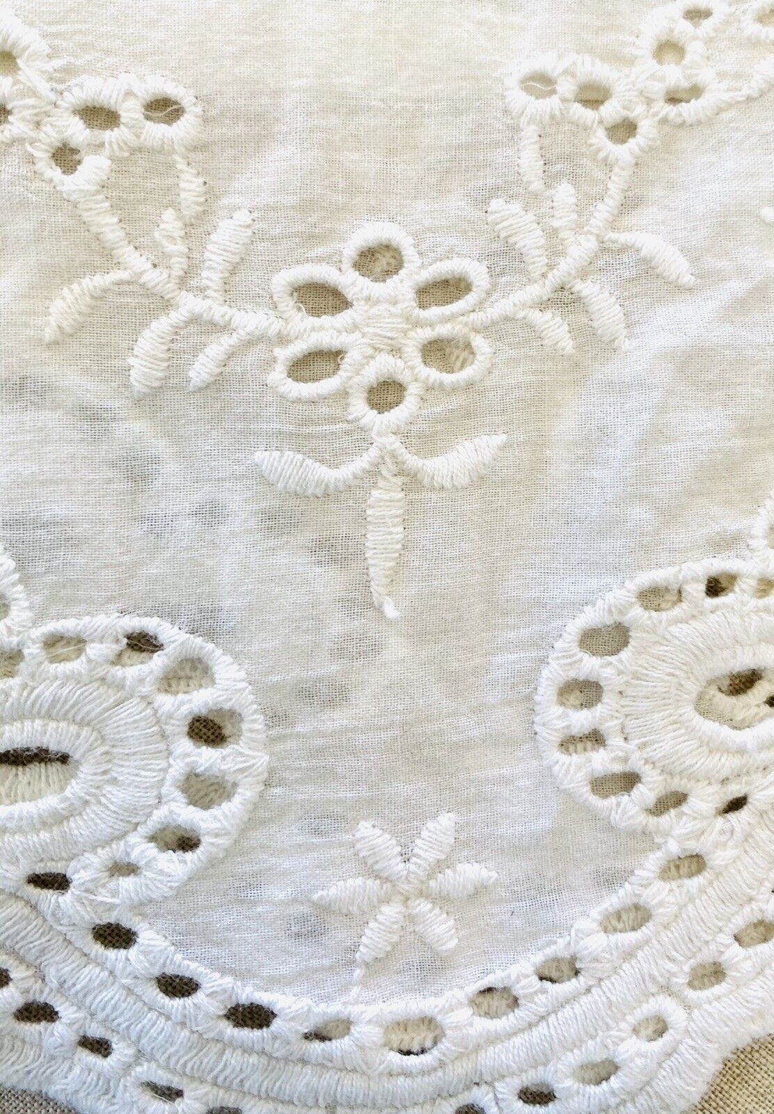 Sundance Catalogue Imperial Eyelet Ivory Dress Retails $148 Price $69 Sz XS NWT