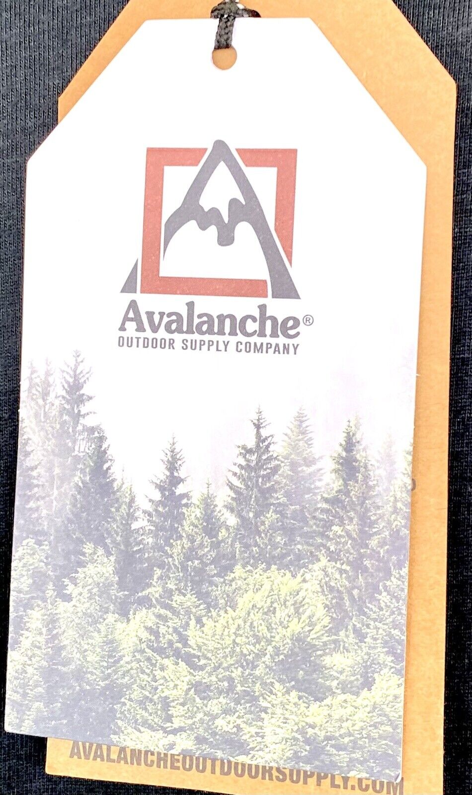 Avalanche Outdoor Supply Co black Tee Price $35 Size Large