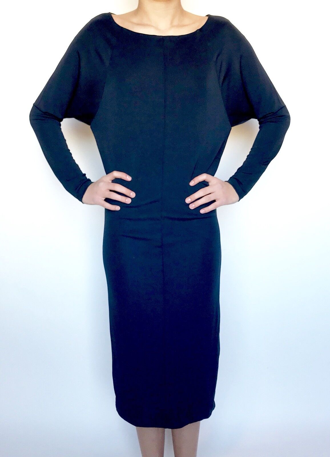 Armani Exchange Navy Stretch Dress NWT Size XS Retails $170 Price $85
