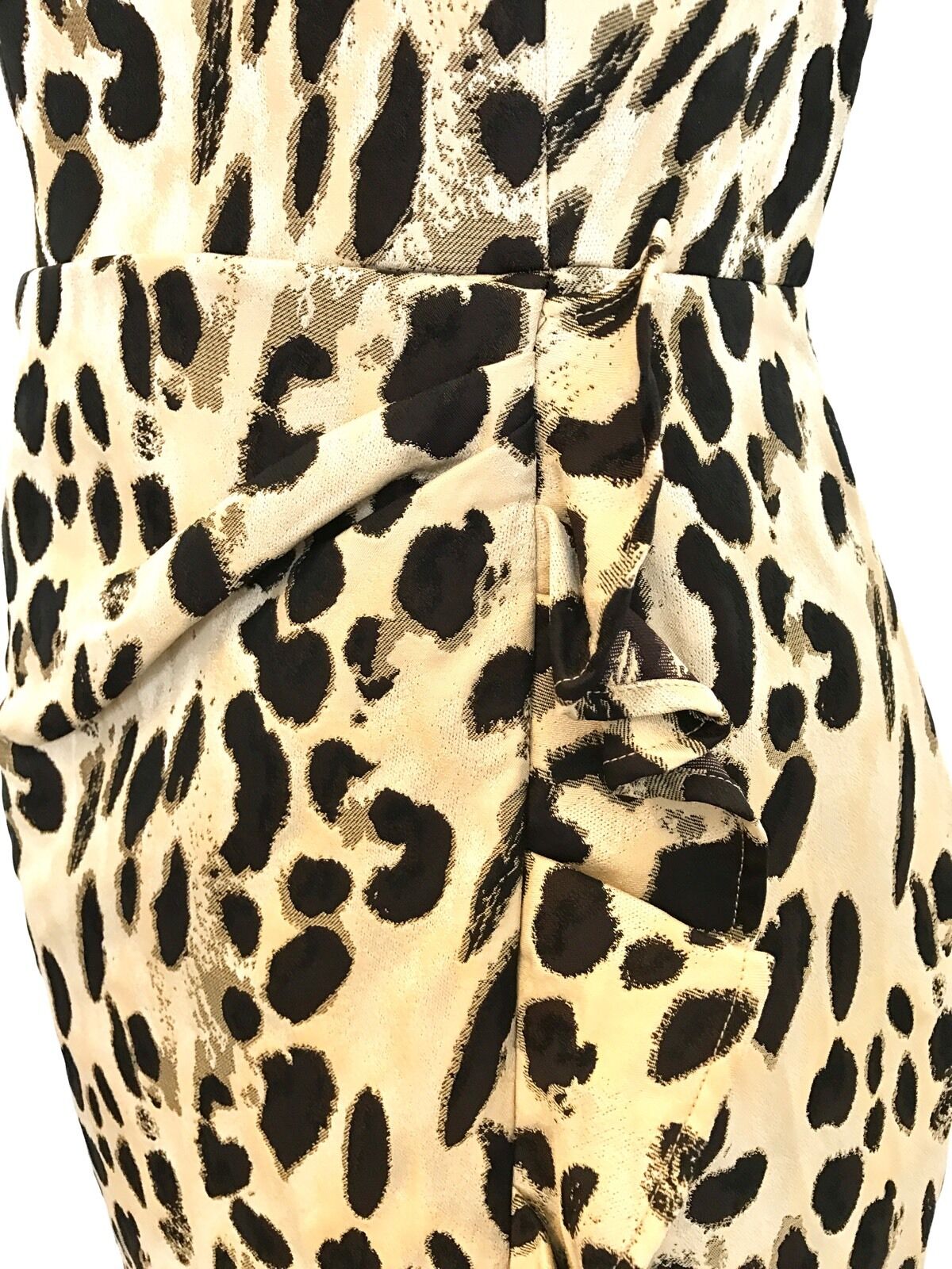 Carolina Herrera Animal Print Ruffle Dress. Retails $860 NWT Price $369 Size 2