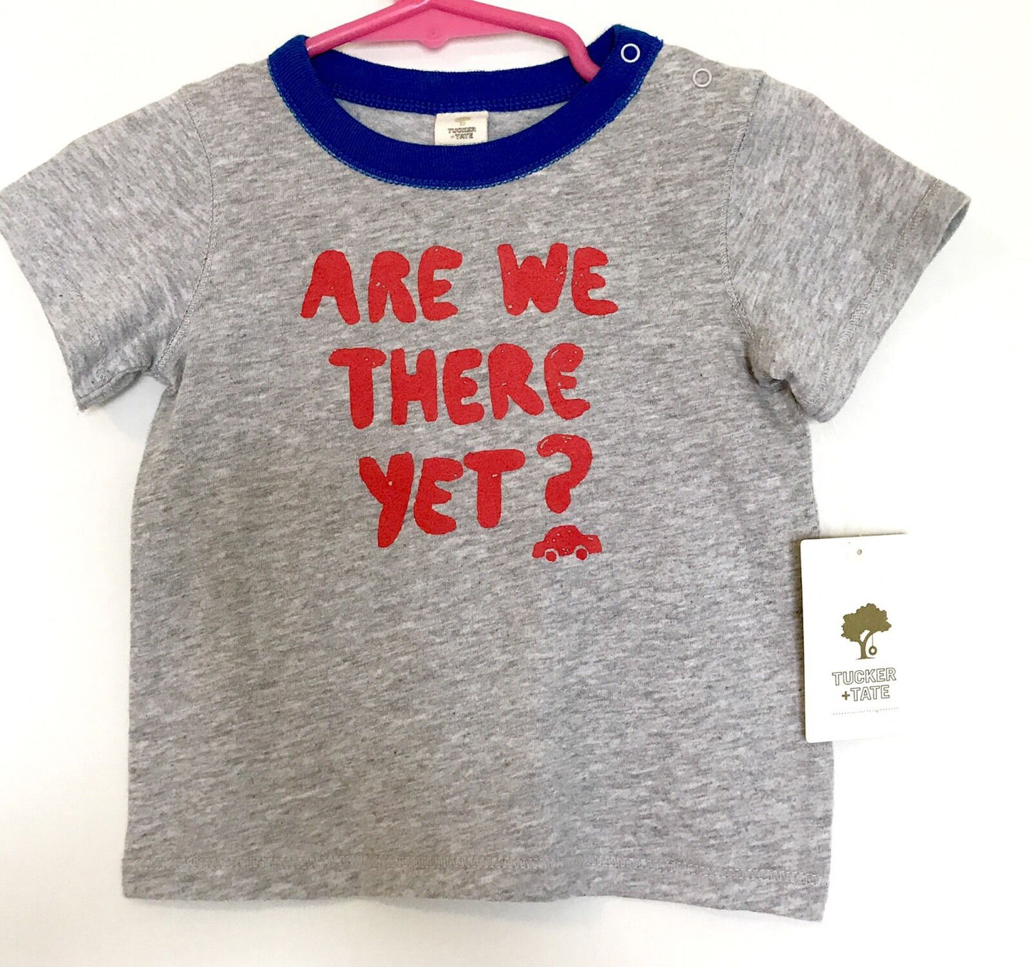 Tucker + Tate Boys Grey Car T Shirt. NWT Retails $22 Price $14 Age 12 M