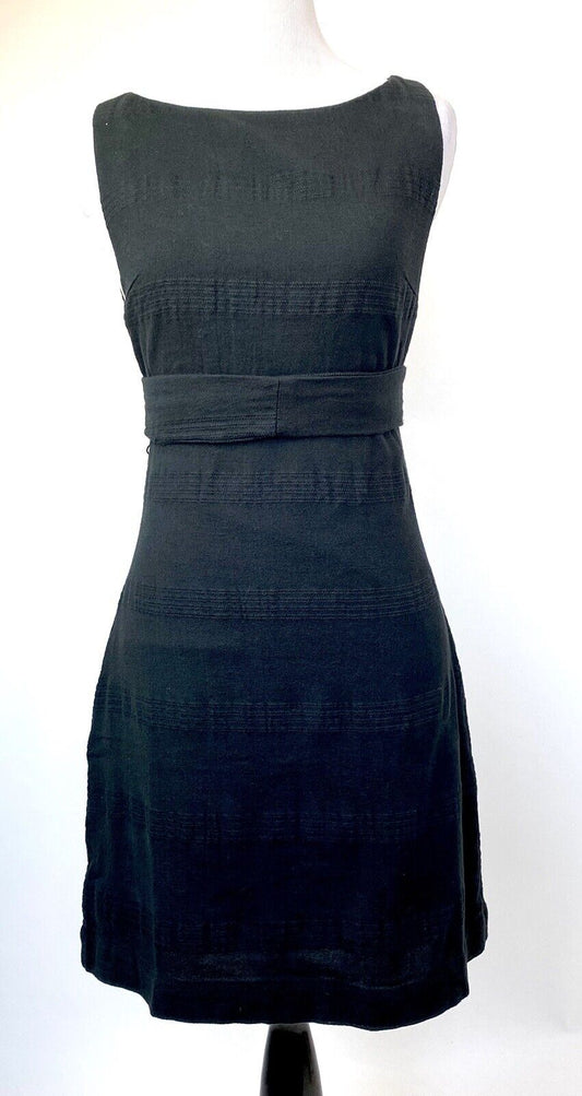 Free People Keyhole Back Cotton Linen Mix Dress Sz XS Retail $58 Price $44 NWT