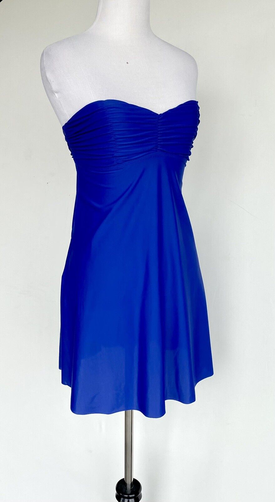 Eco Swim Blue Swim Dress Cover-Up Size XS Retail $48 Price $28 NWT