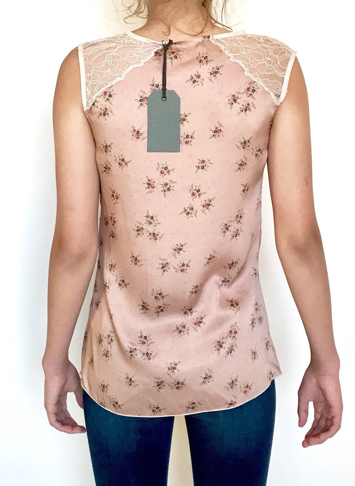 AllSaints Blush Pink Rosalie Top. NWT Retail $160 Price $60 Size 4 All Saints