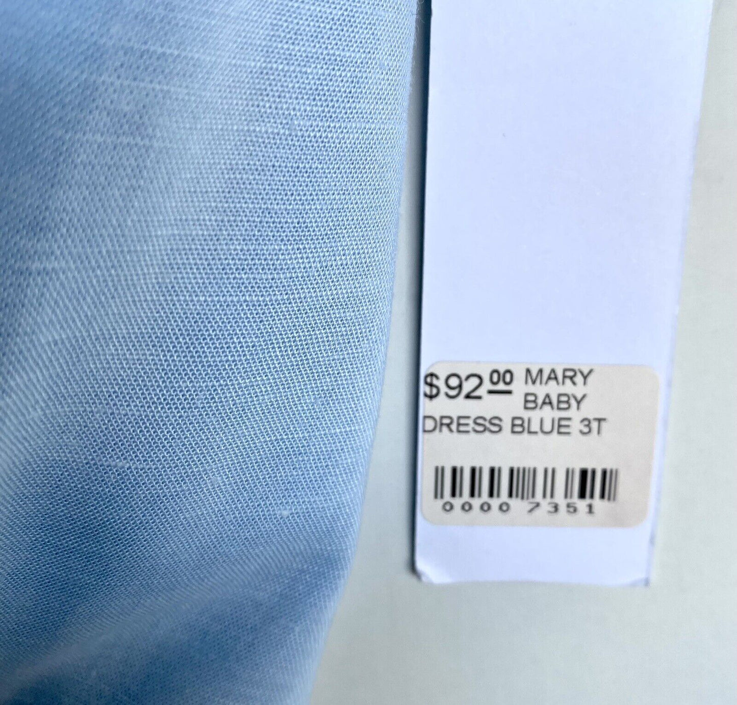 J Marie embroidered Mary Dress 3T Retail $92 Price $49 Linen Mix