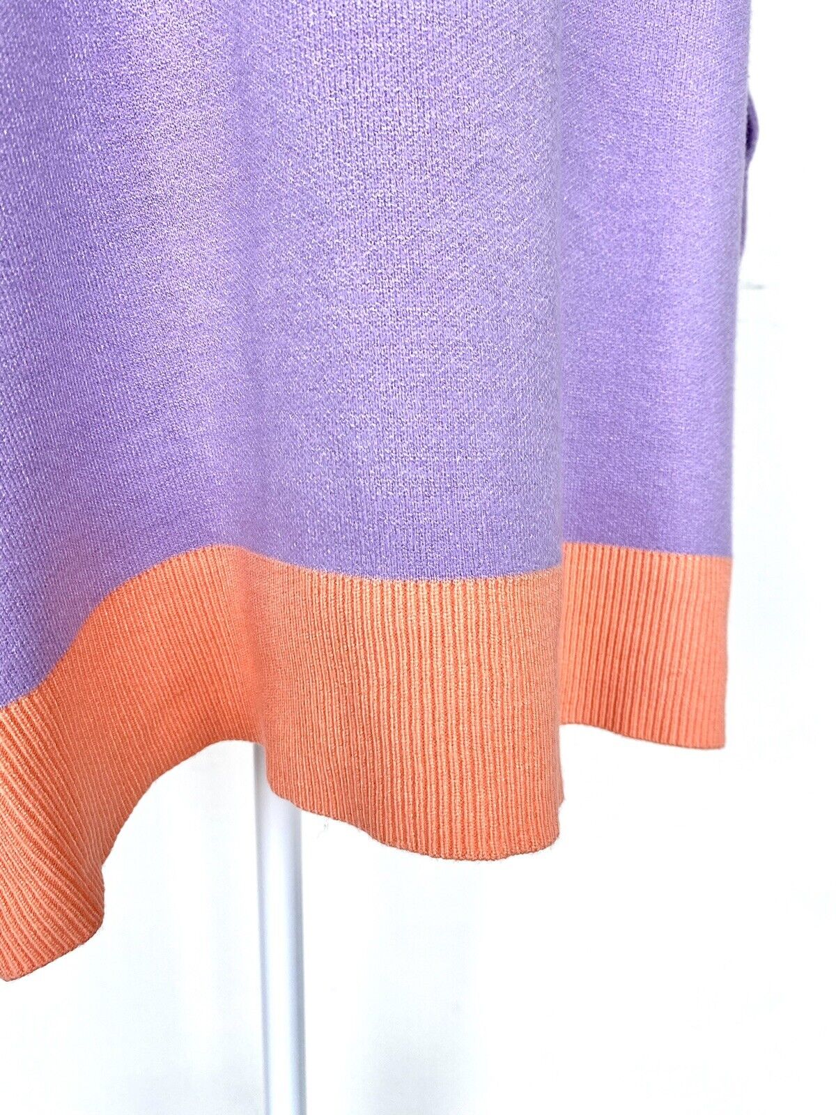 J Marie Sawyer Sweater Oversized size XS Retail $110 Price $55 Lavender Peach