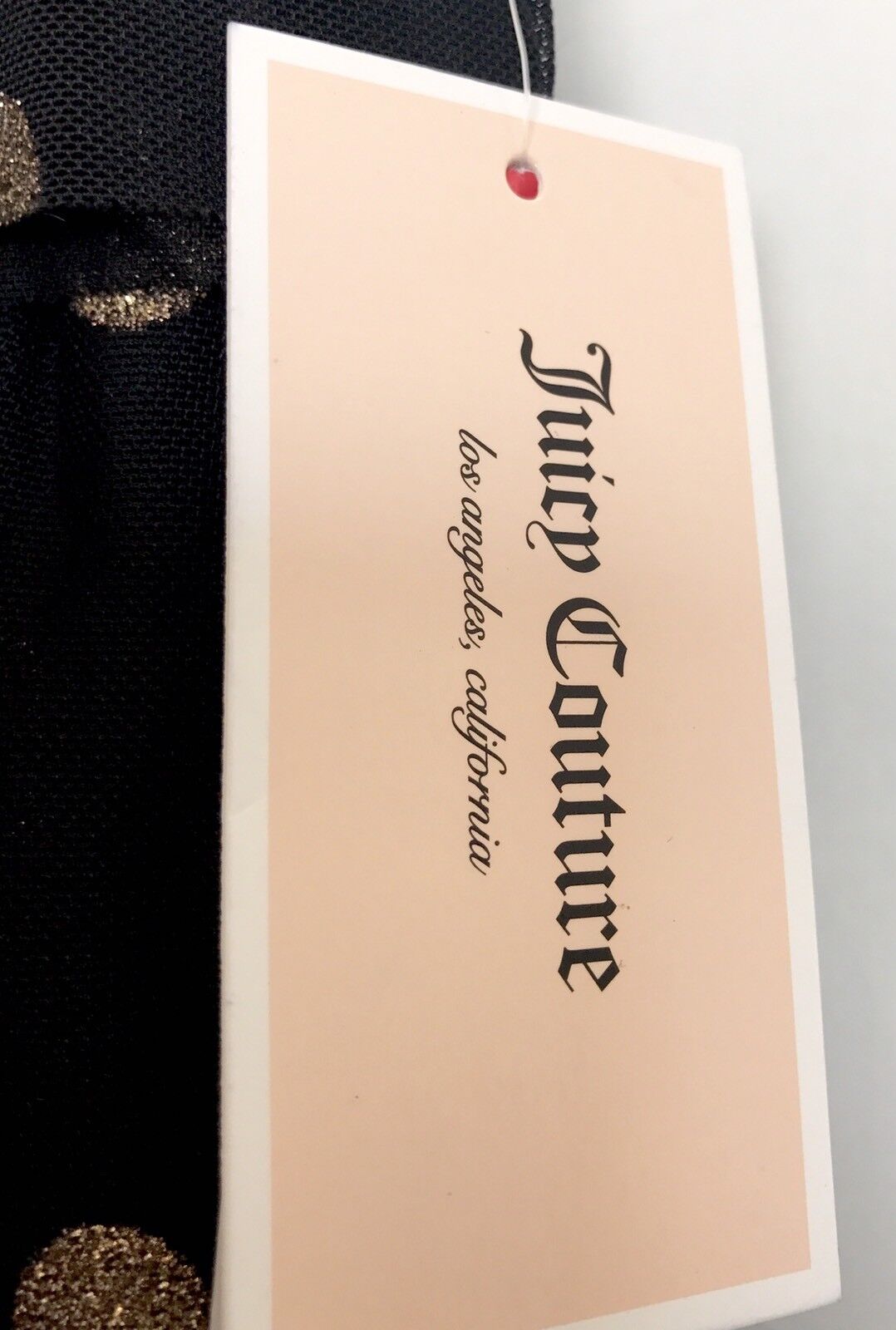 Juicy Couture Black & Gold Spot Top & Leggings 18M Retail $60 Price $35
