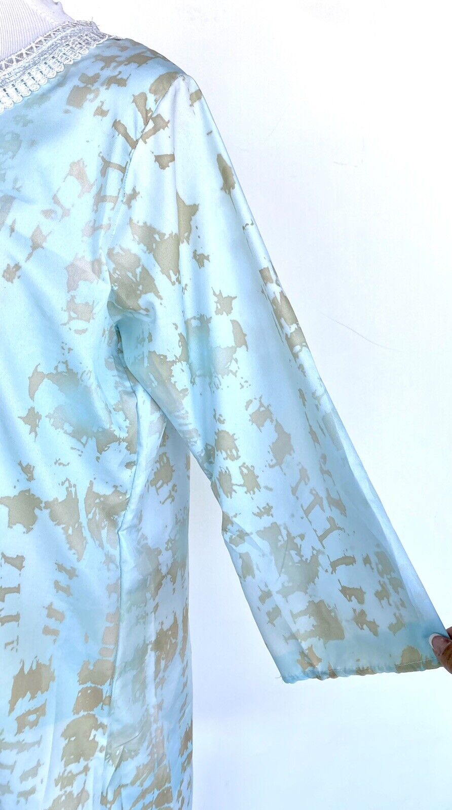 Lulla by bindya mint tunic cover up / Caftan OS Retails $75 Price $39 NWT