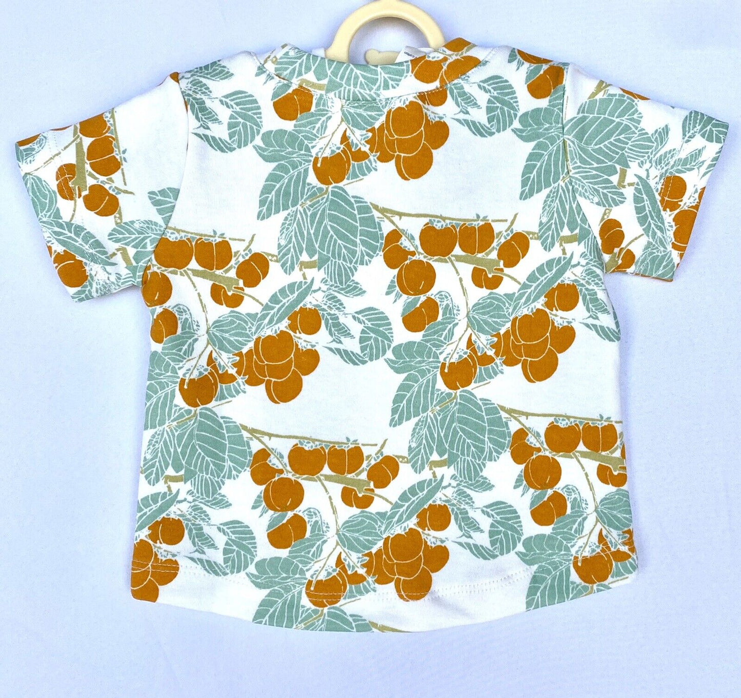 Kate Quinn 100% Organic Cotton Soft Persimmon Tee Retail $30 Price $20 3-6 M