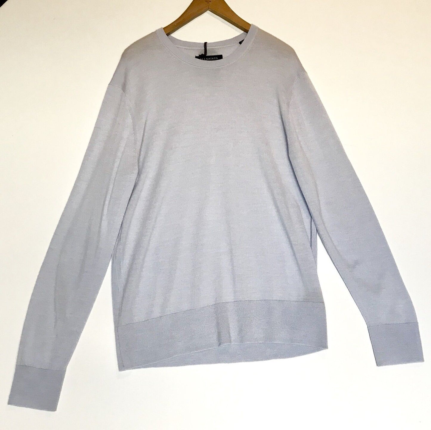 AllSaints Lang Soft Merino Crew Knitwear Retail $145 NWT Price $79 All Saints M