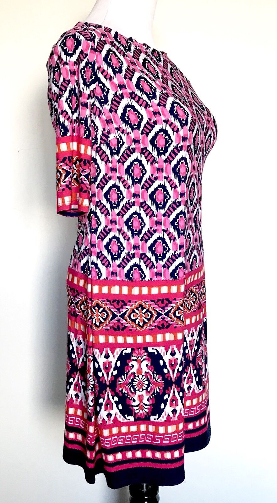 Eliza J Pink Diamond Stretch Tunic Dress NWT Retails $118 Price $59 Size 10