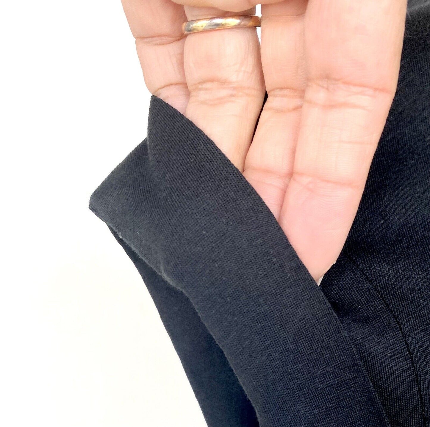 AllSaints City Imogen Boy Tee NWT Price $50 Size XS/S Roll Sleeve Black