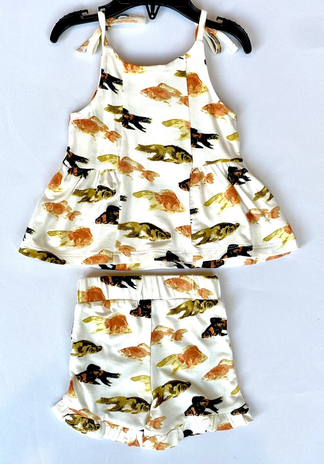 Kate Quinn Modal Goldfish Ballerina Top & Short  Retail $50 Price $38 12-18 M