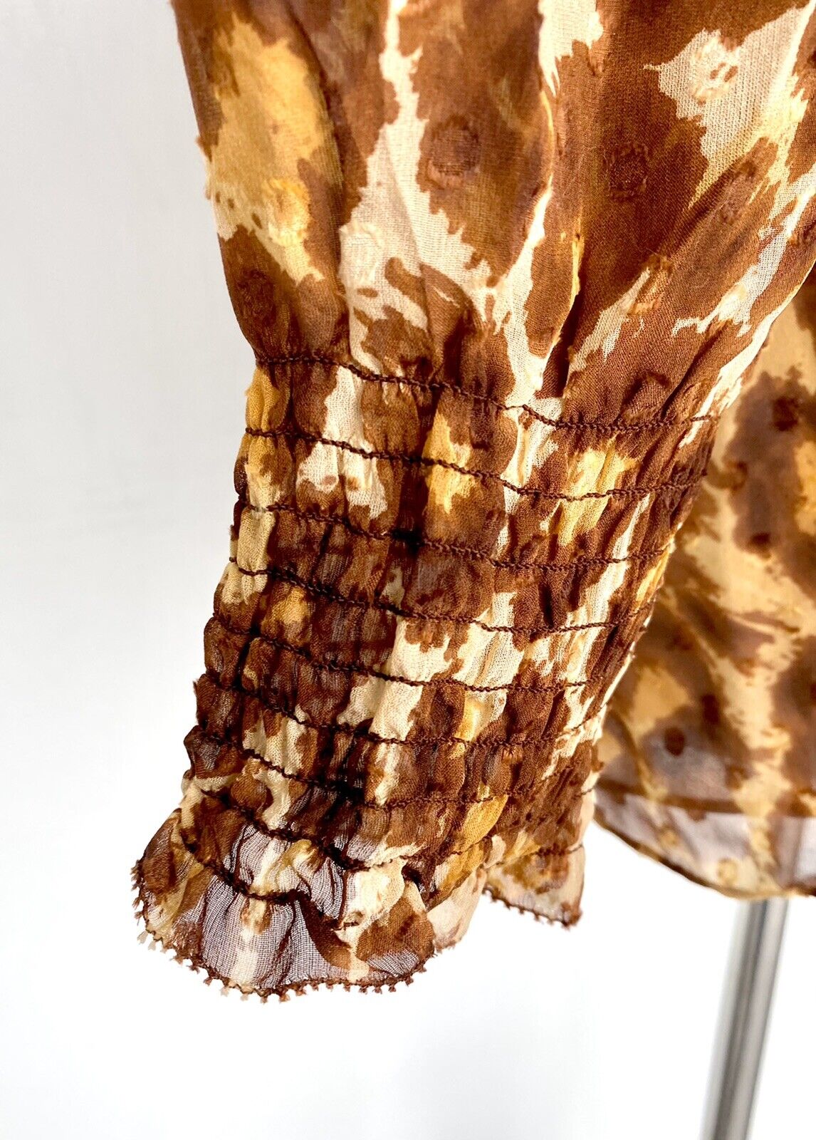 Kate Spade 100% Silk Animal Print Blouse NWT Retail $328  Price $115 Size S