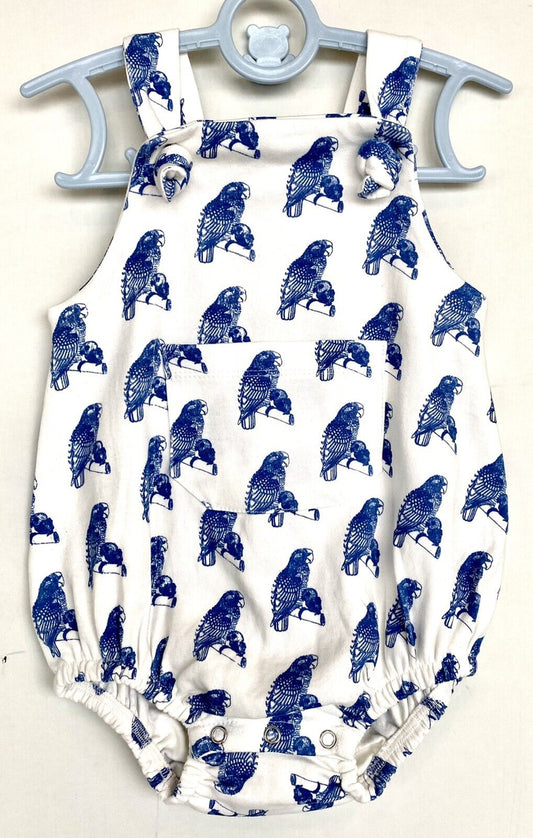 Kate Quinn 100% Organic Cotton Overall Bubble Romper Retail $40 Price $28 18-24M
