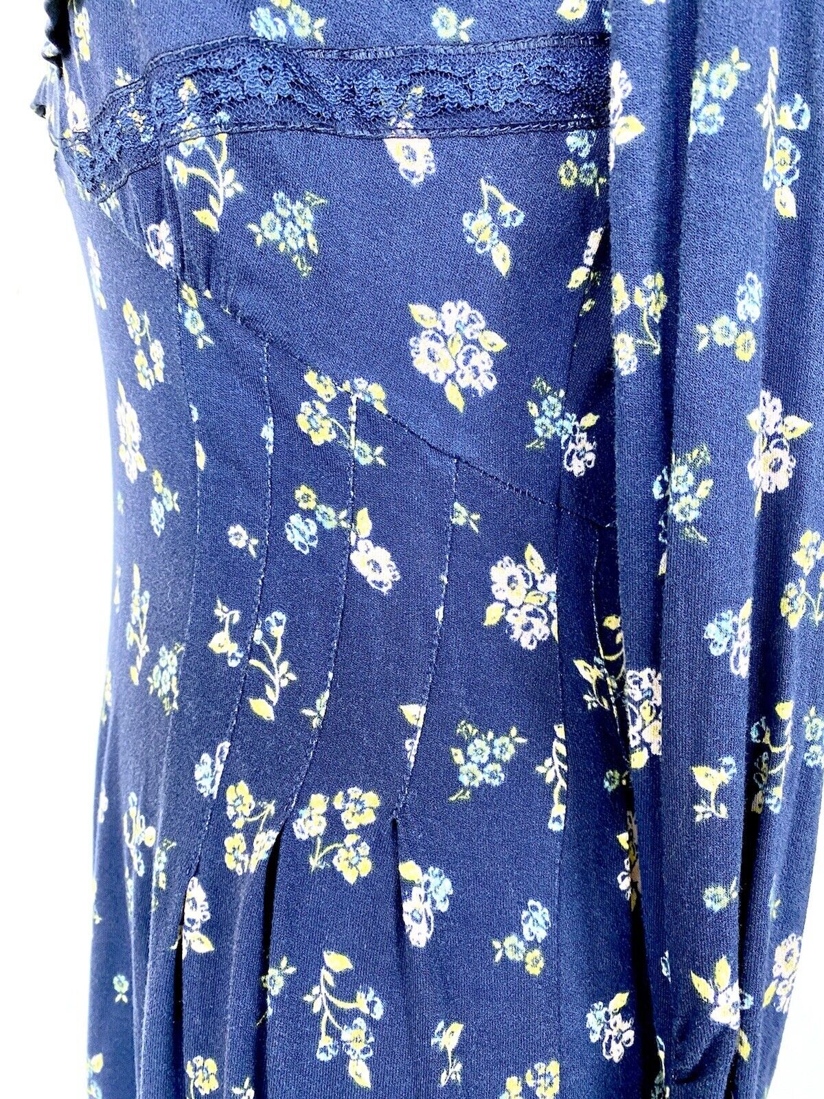 Free People Floral Collared Dress Sz XS Retail $128 Price $76.80 NWT Stretch