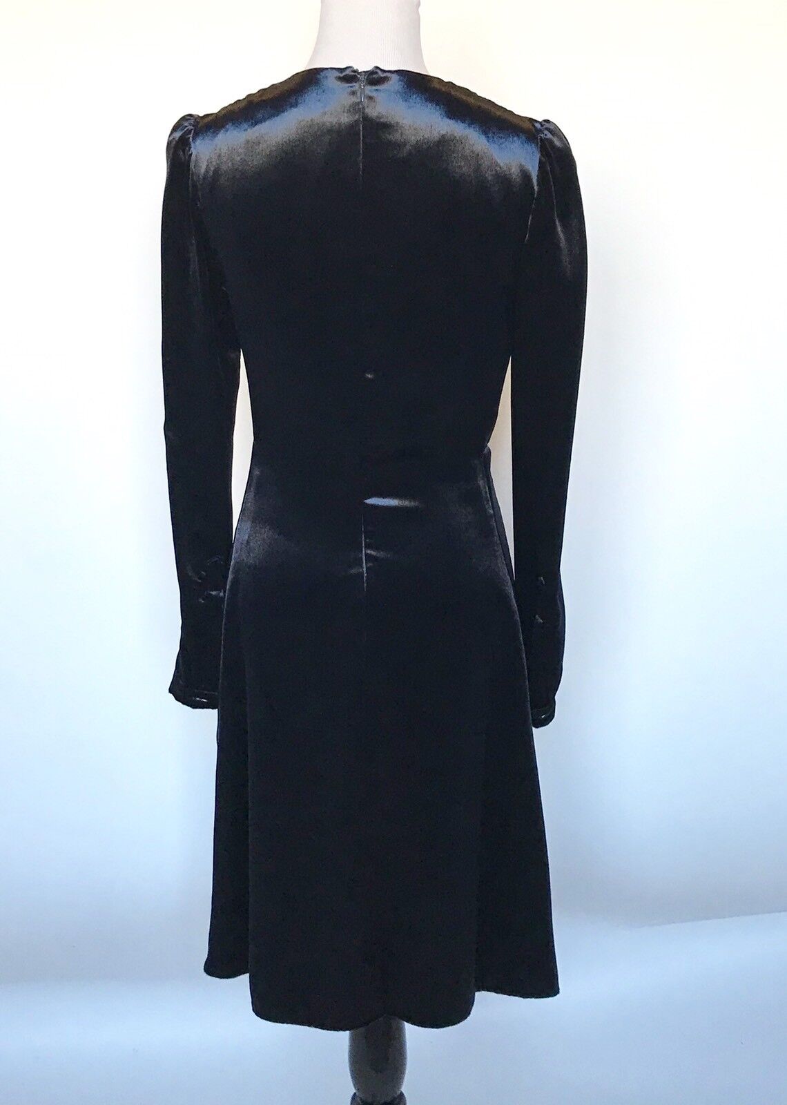 Prada Soft Blue Draped Dress. NWT Size Italian 38 US 2 Retails $2070 Price $1100