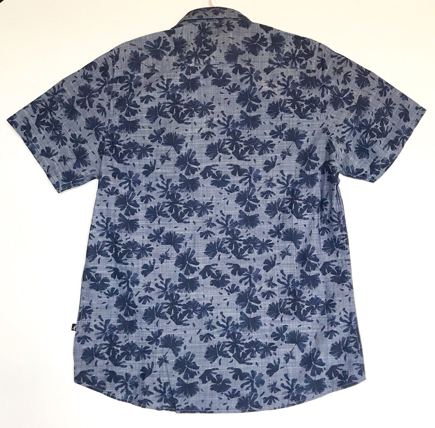 Civil Society Blue Leaf SS Shirt. Retail $65 Price $29 NWT Size M