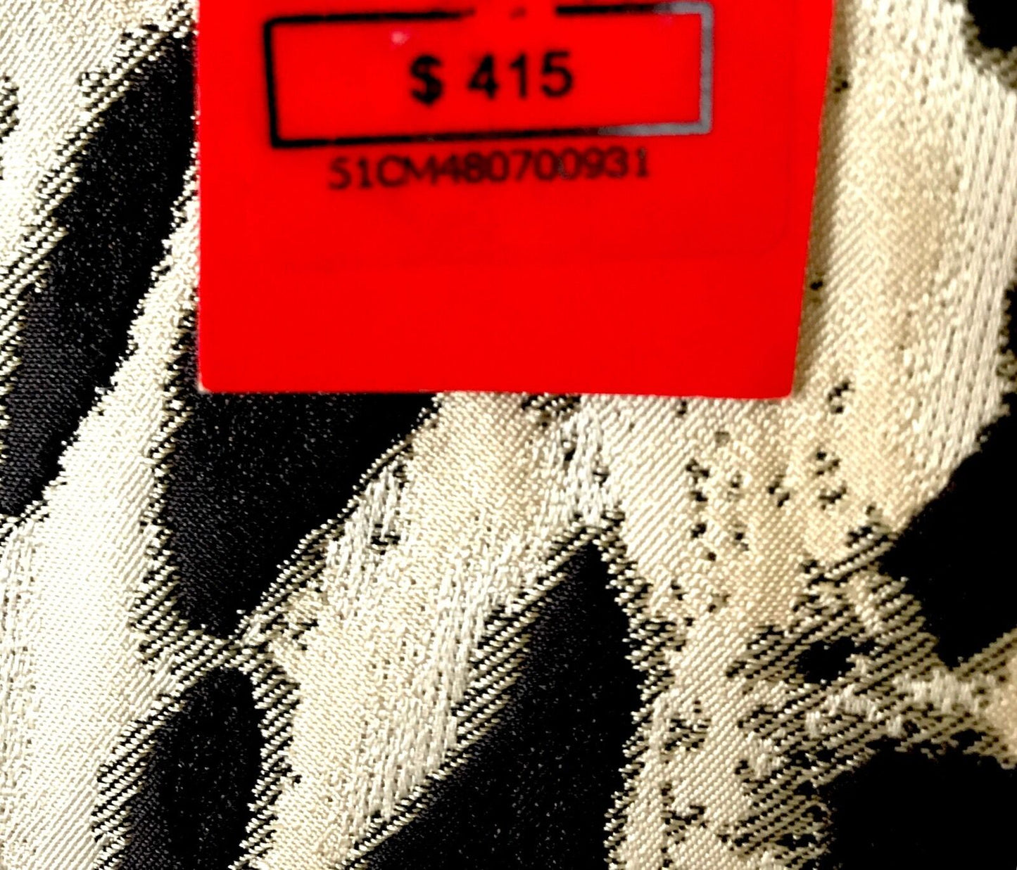 Carolina Herrera Animal Print Ruffle Hem NWT Retail $415 Price $195 Size 0