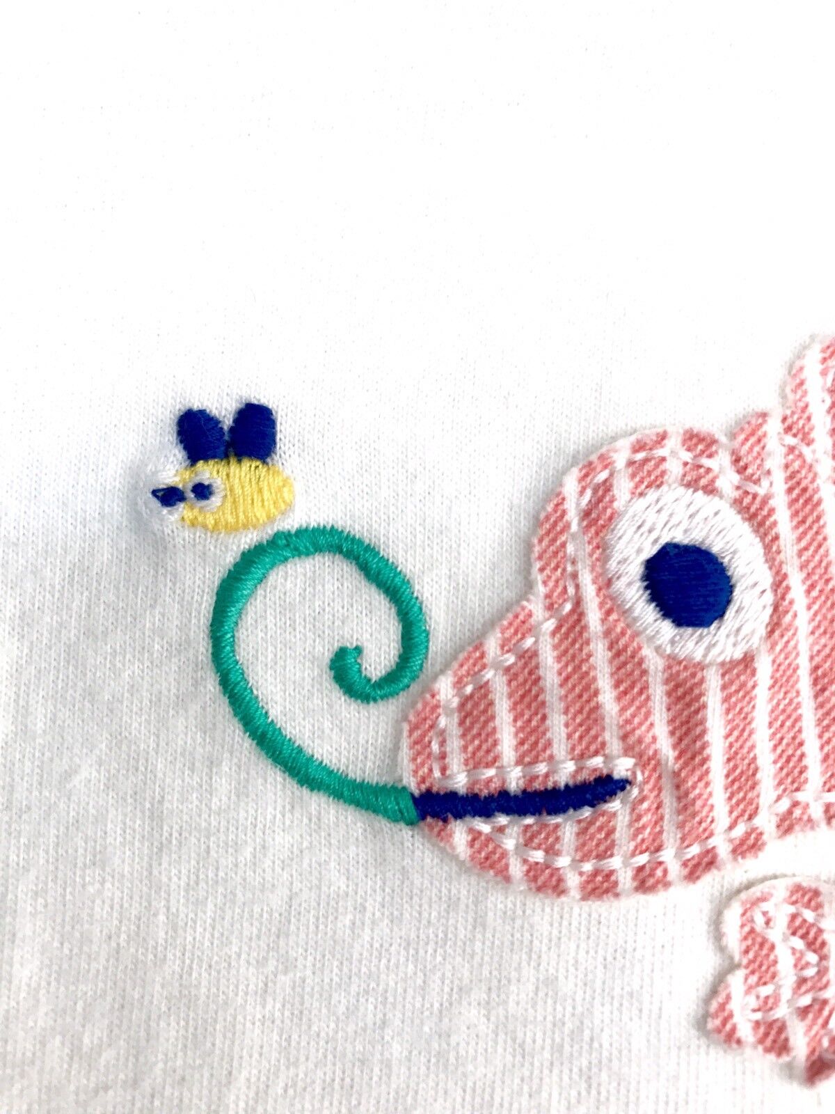 Mini Boden Gecko Lizard Appliqué Tee. Retail $27 Price $19.50 3-6 M NWT