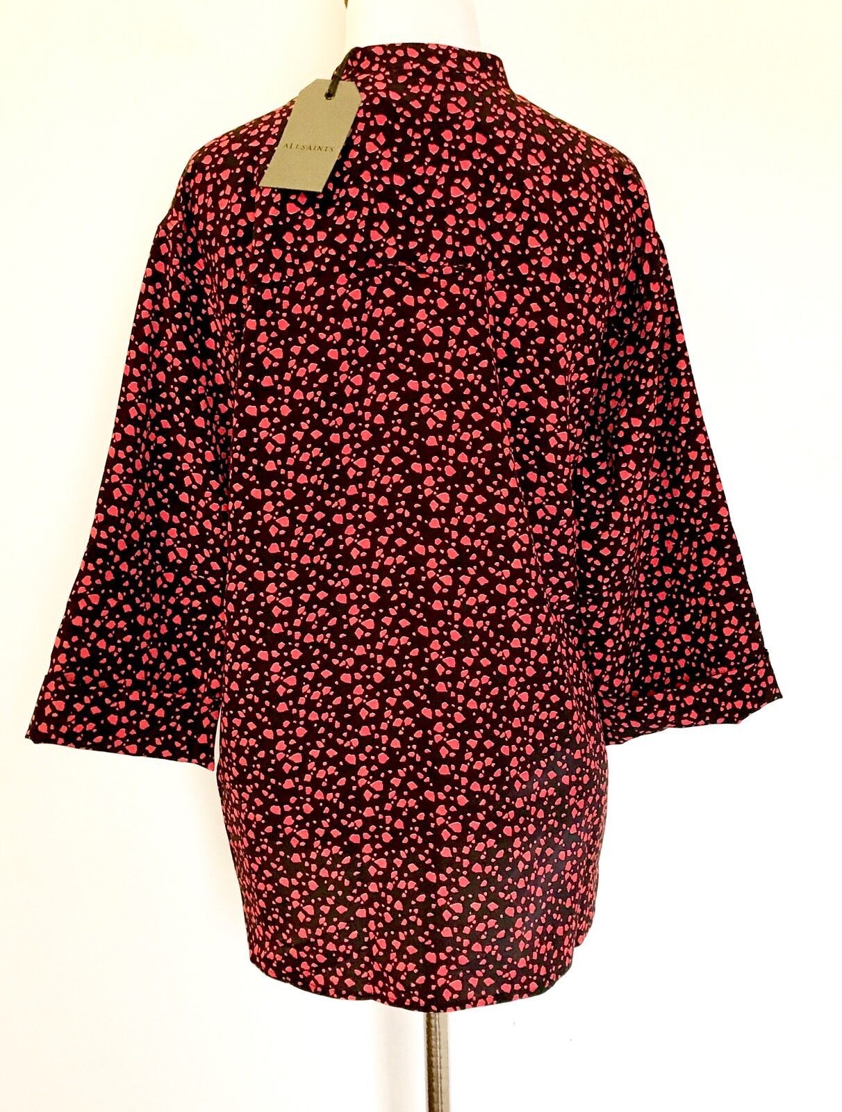 AllSaints Silk Waikate Jai Blouse. NWT Retail $268 Price $86 Size 4 All Saints