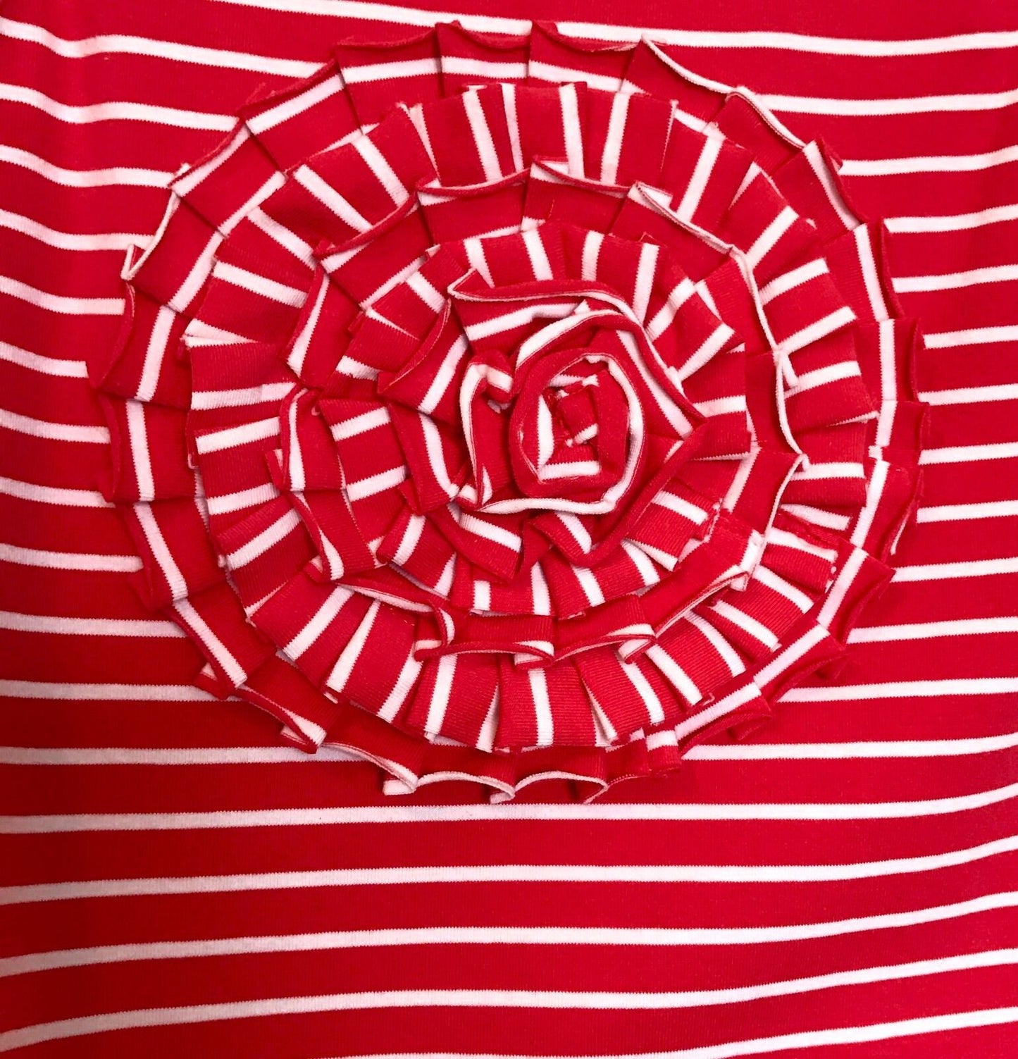 Kate Spade Red & White Rosette Vest Top.NWT Retail $38 Price $20 Age 7-8 / Small