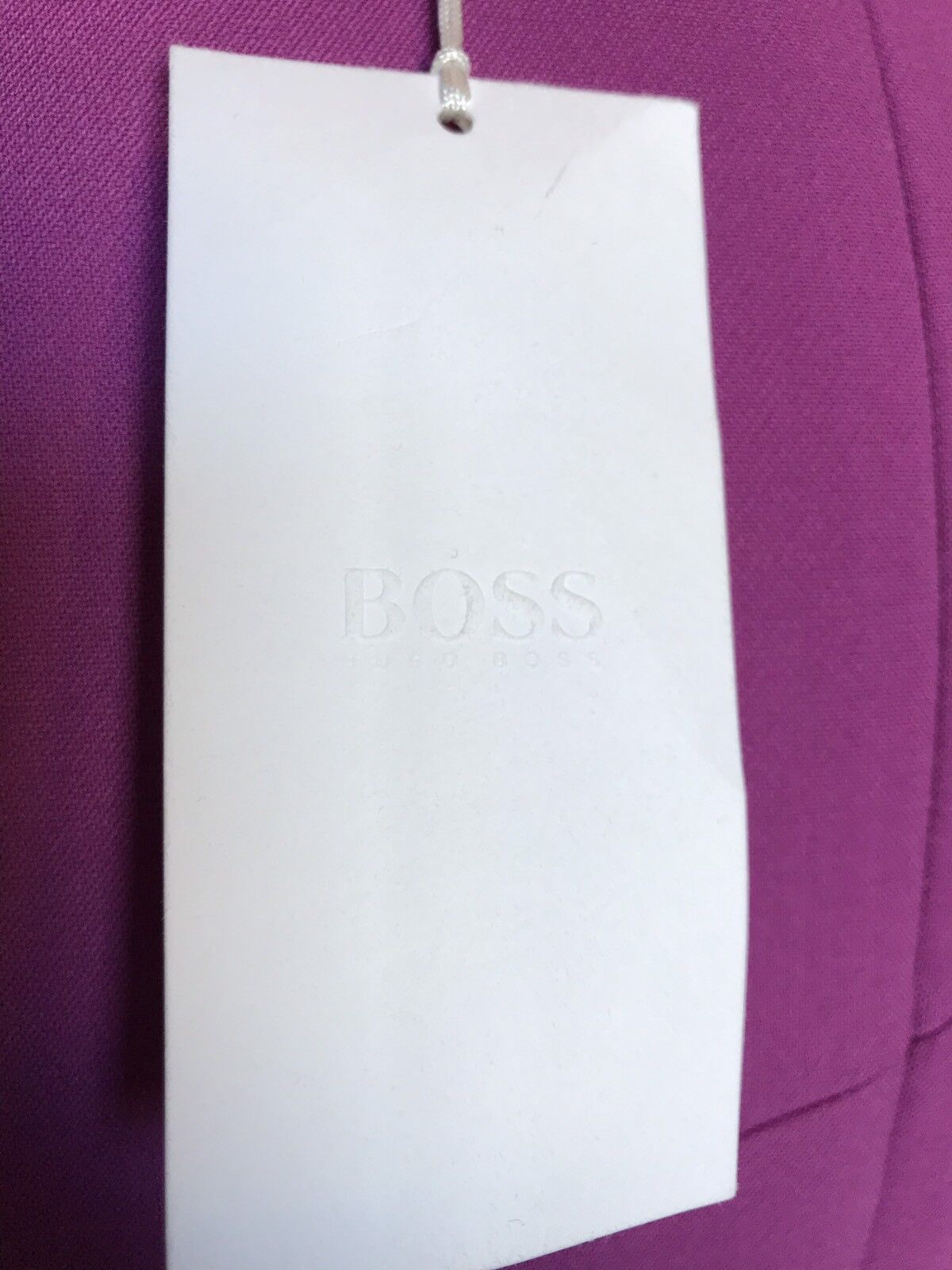 BOSS Hugo Boss Danouk Purple Cutout Sheath Dress Retail $575 Price $225 Size 10