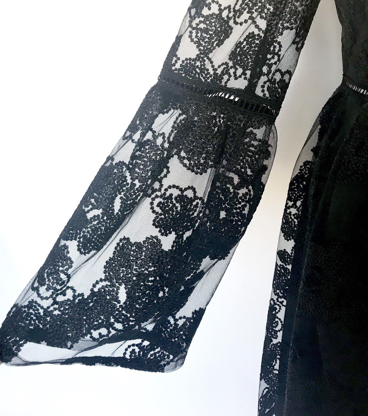 NEW Monique Lhuillier Black Cocktail Dress NWT Retails $395 Price $199 Size 6