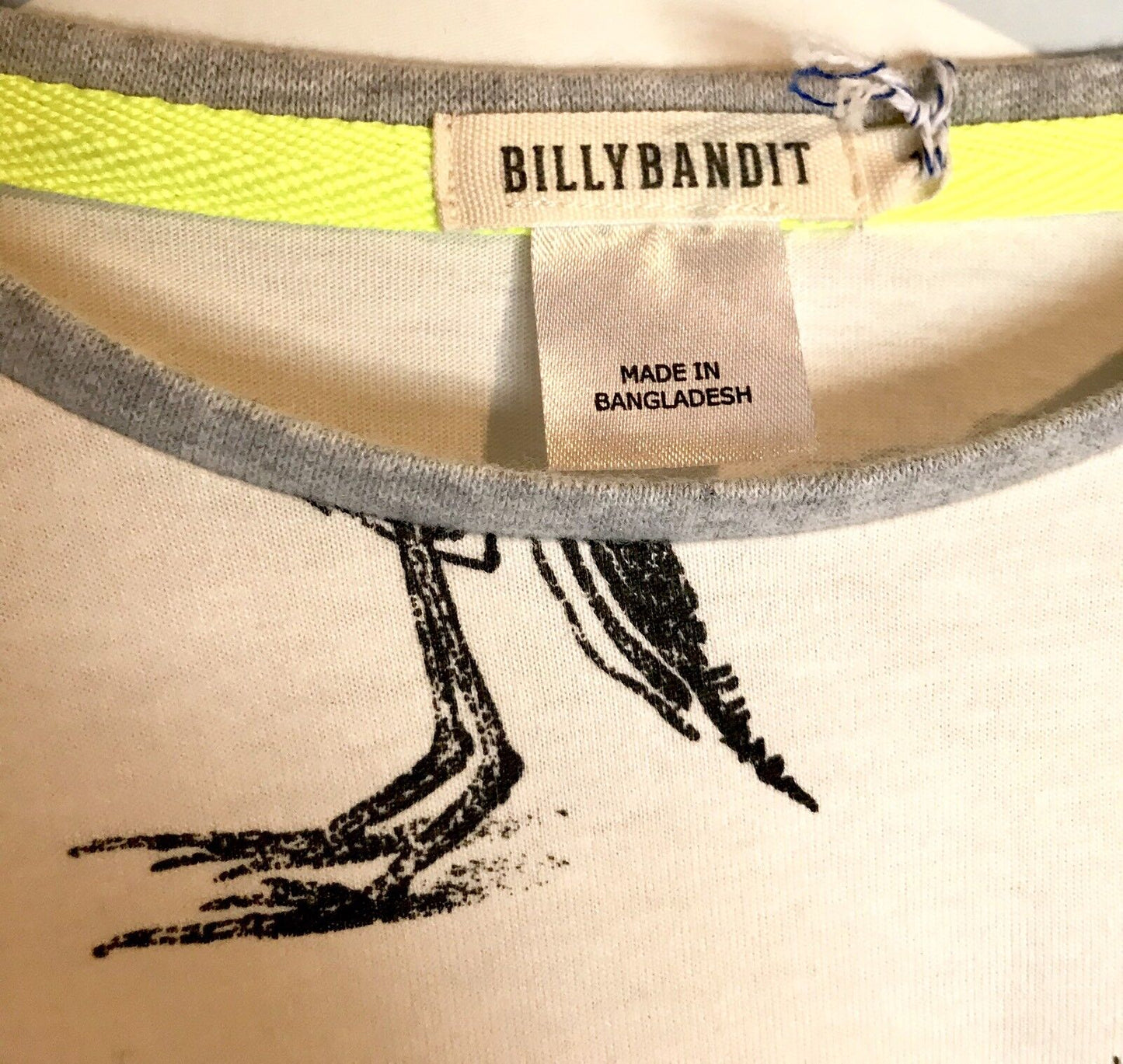 Billy Bandit Bug & Dinosaur Skeleton LS Top. Retails $41 Price $29 Age 10 NWT