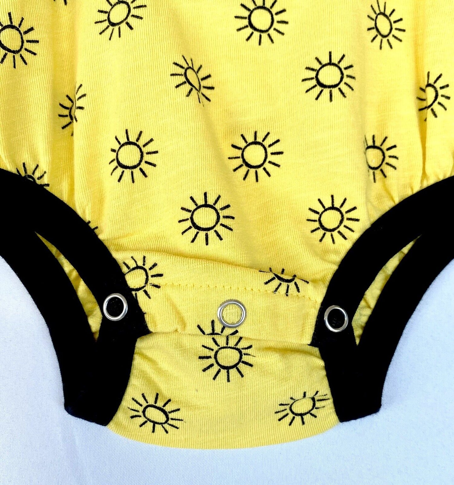 Kate Quinn Organic Cotton bubble Romper Price $26 0-3 M Sunshine