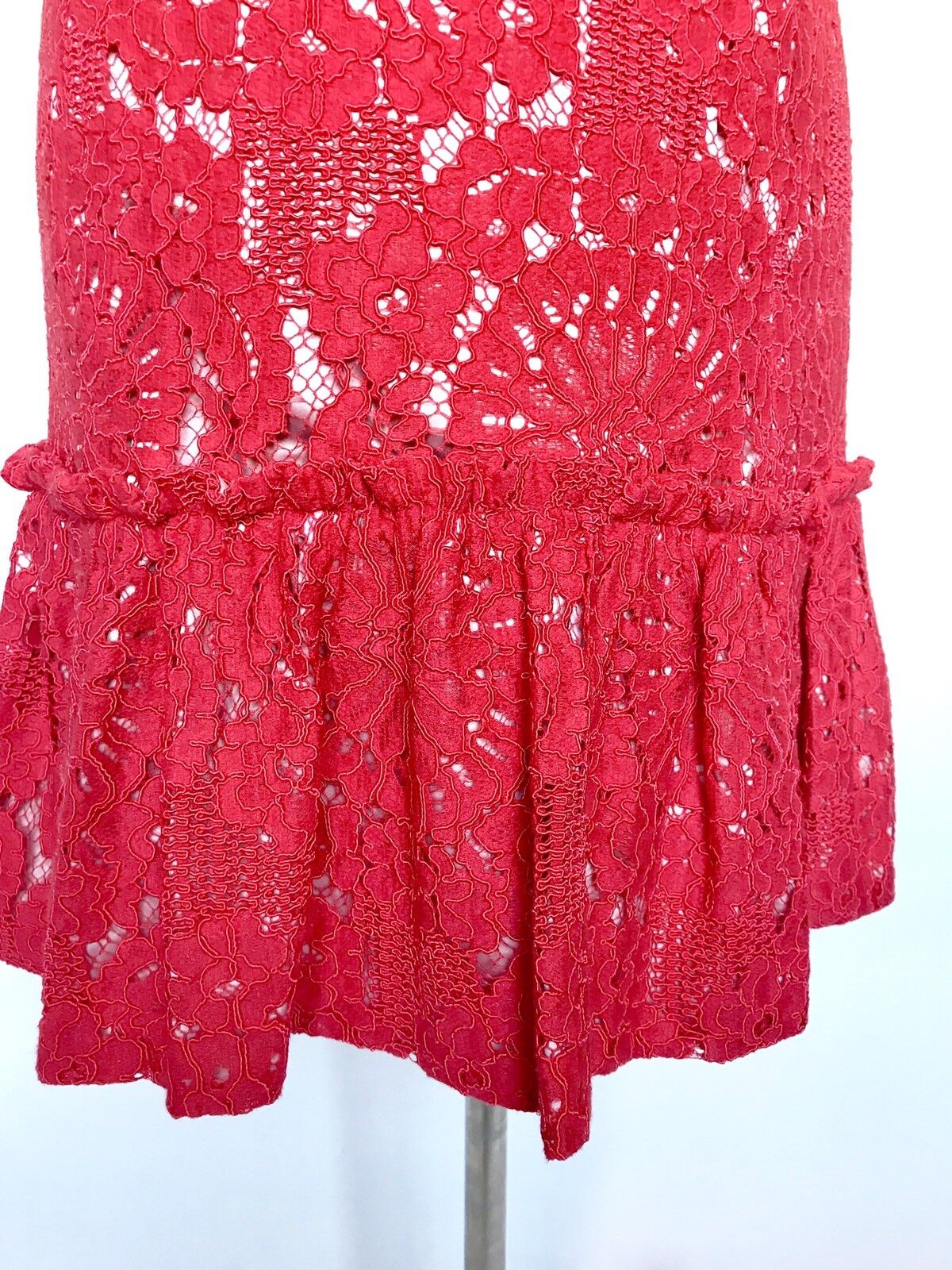 Eliza J Coral Orange Lace Shift Dress NWT Retails $168 Price $69 Size 10