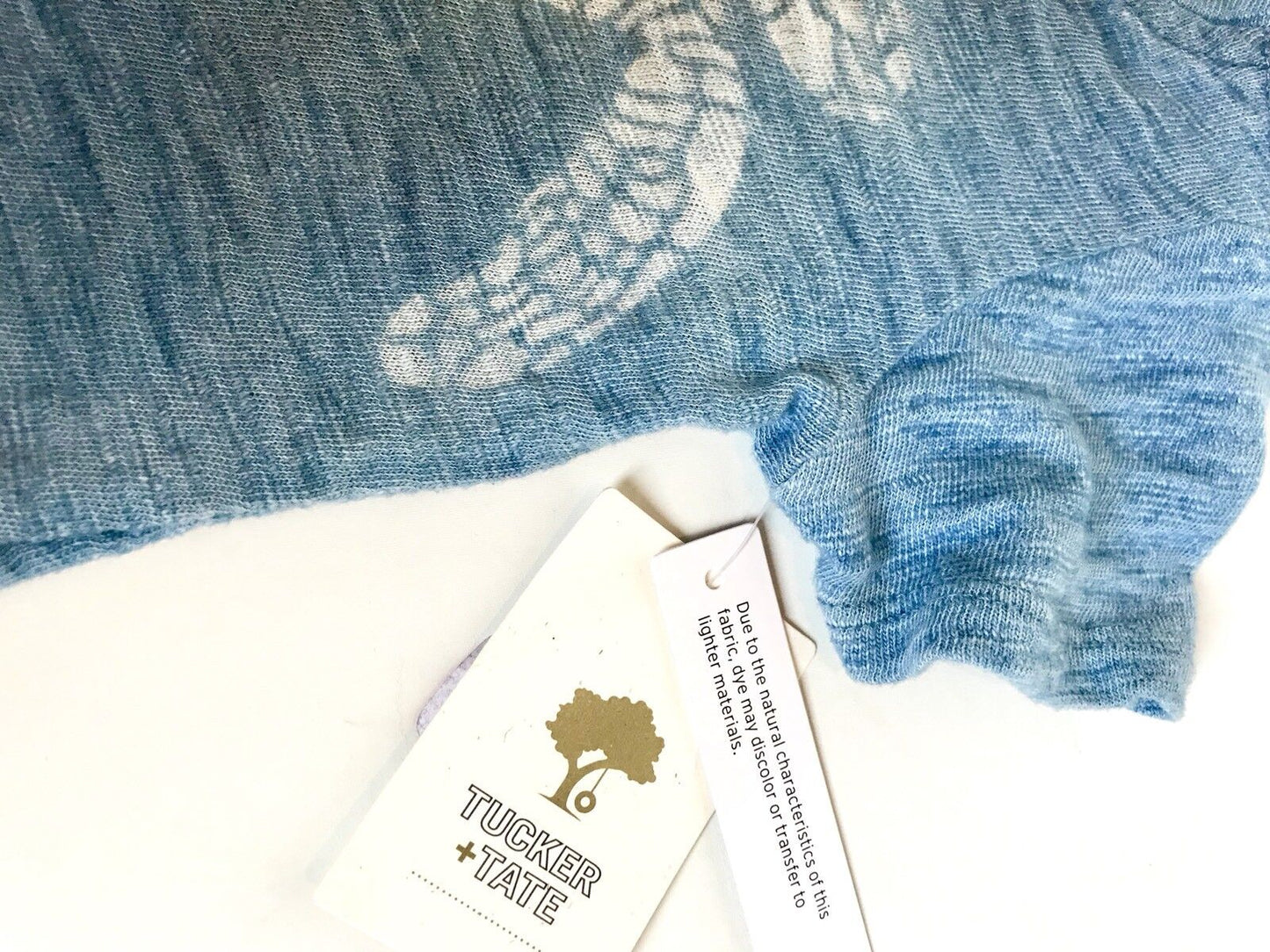 Tucker Tate Blue Sea Turtle Soft Cotton T-Shirt NWT Retail $25 Price $14.98 3M