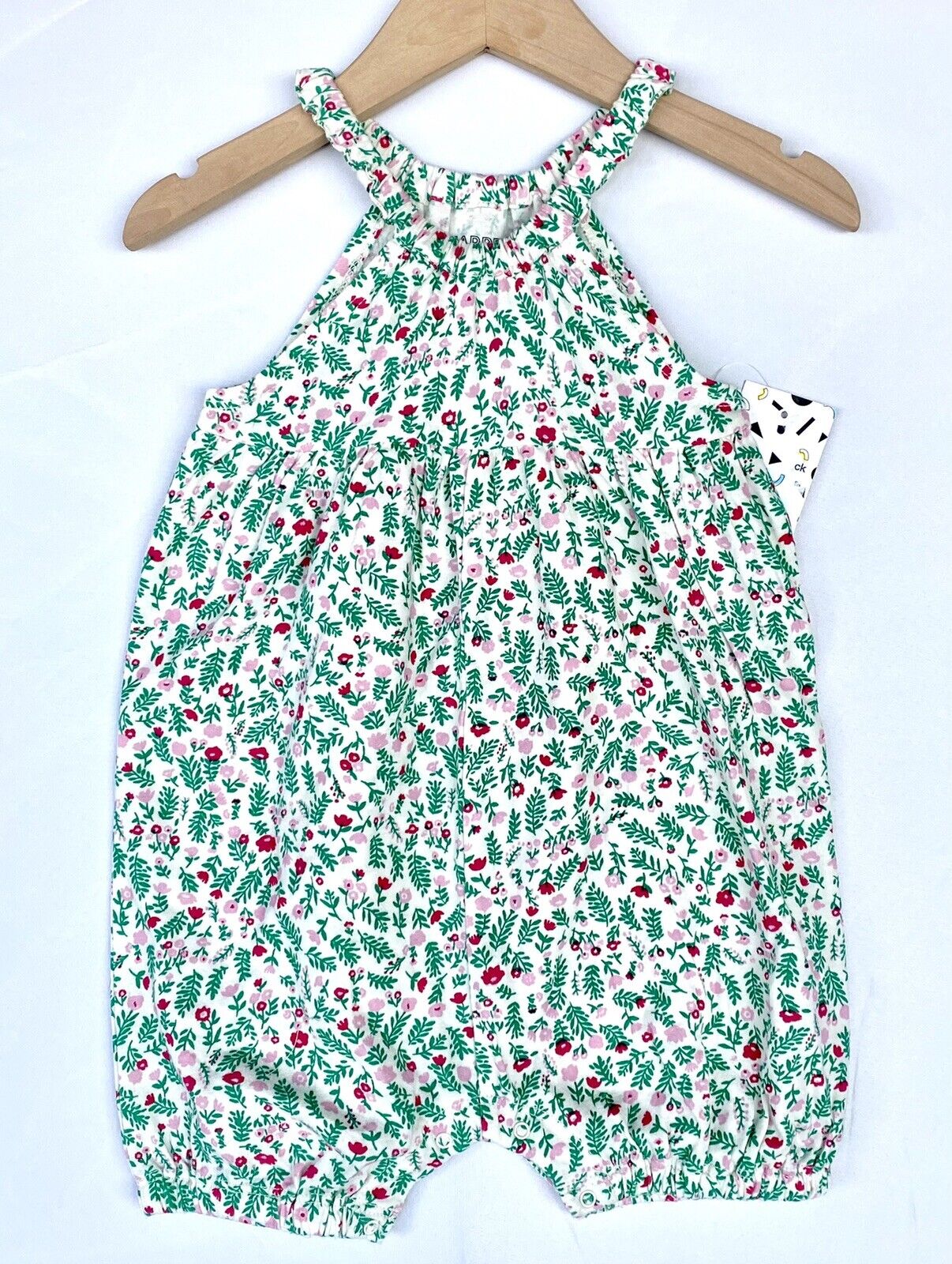 Tucker & Tate Girls Floral Bubble Romper. NWT Price $19.50 Age 18 Months