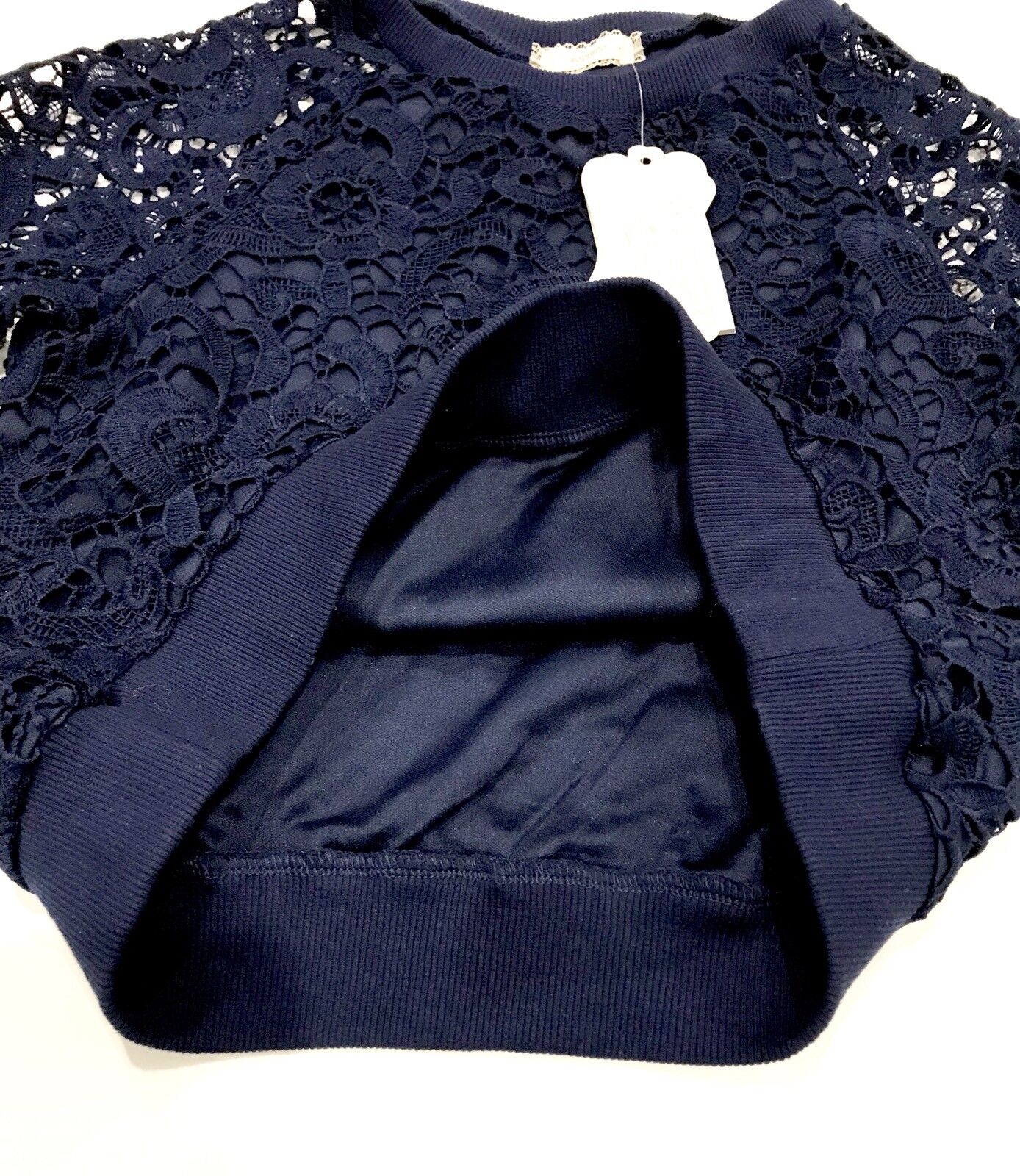 Soprano Blue Lace Girls Top. Retails $38 NWT Price $27.  Age 10-12 Size M