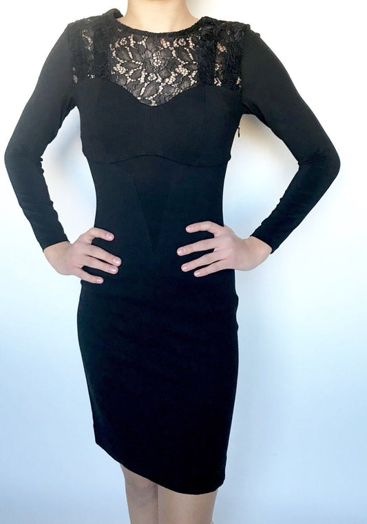 AllSaints Helis Black Bodycon Dress. NWT Retail $360 Price $145 All Saints 0