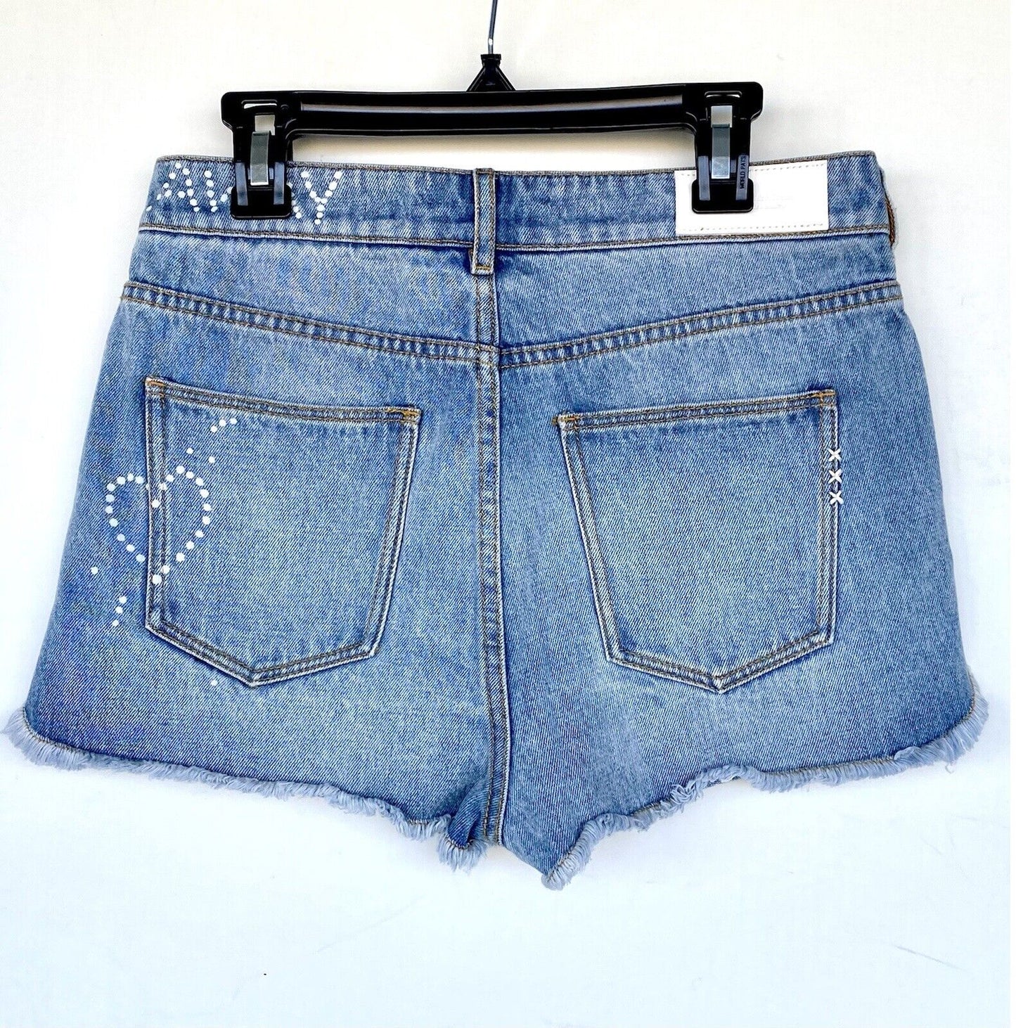 Scotch & Soda Painted Denim Jean Shorts NWT Size 24 Retail $115 Price $39