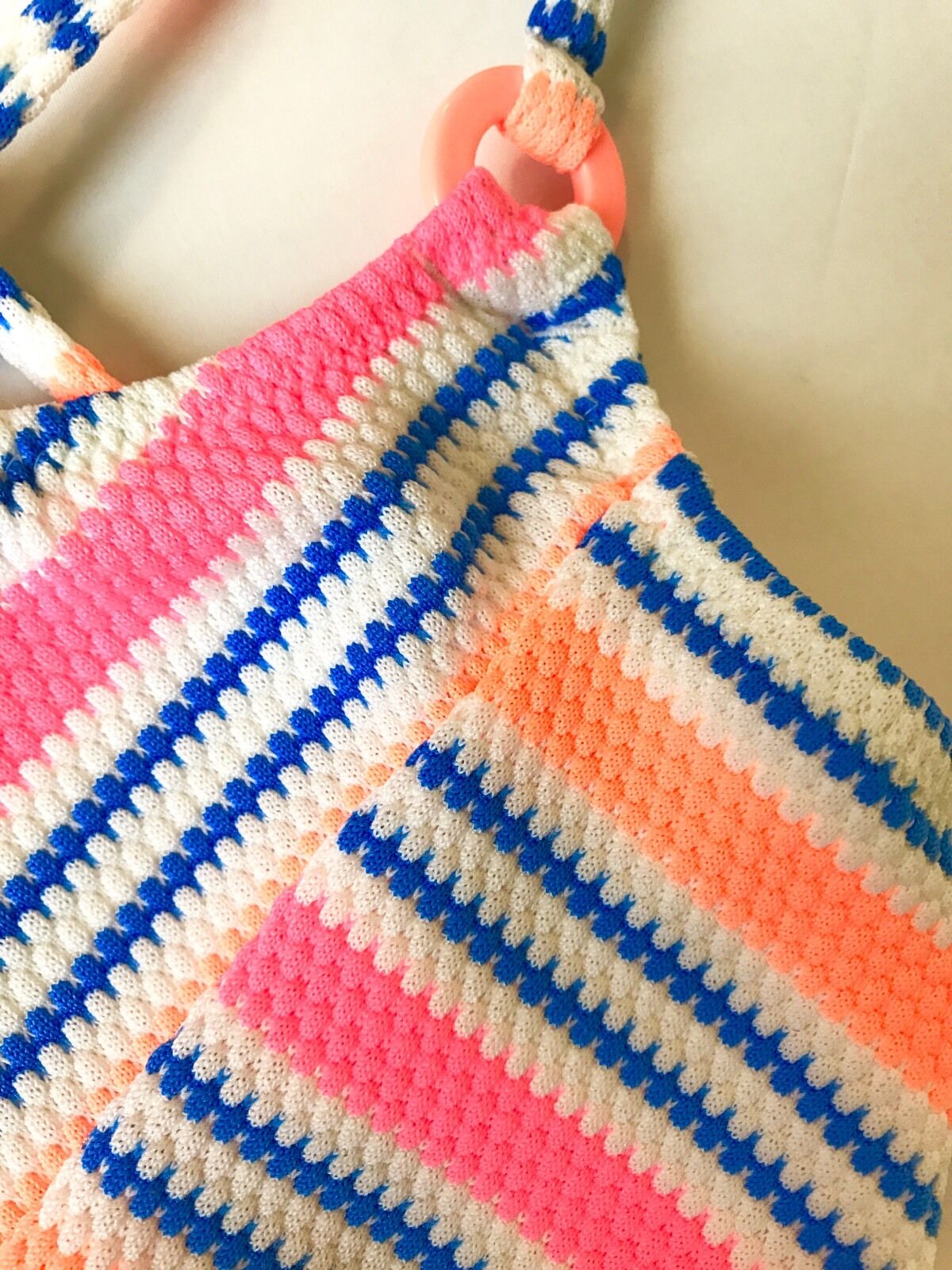 Seafolly Seaside Lane Weave Swimsuit 6-12 Months NWT Retails $56 Price $24