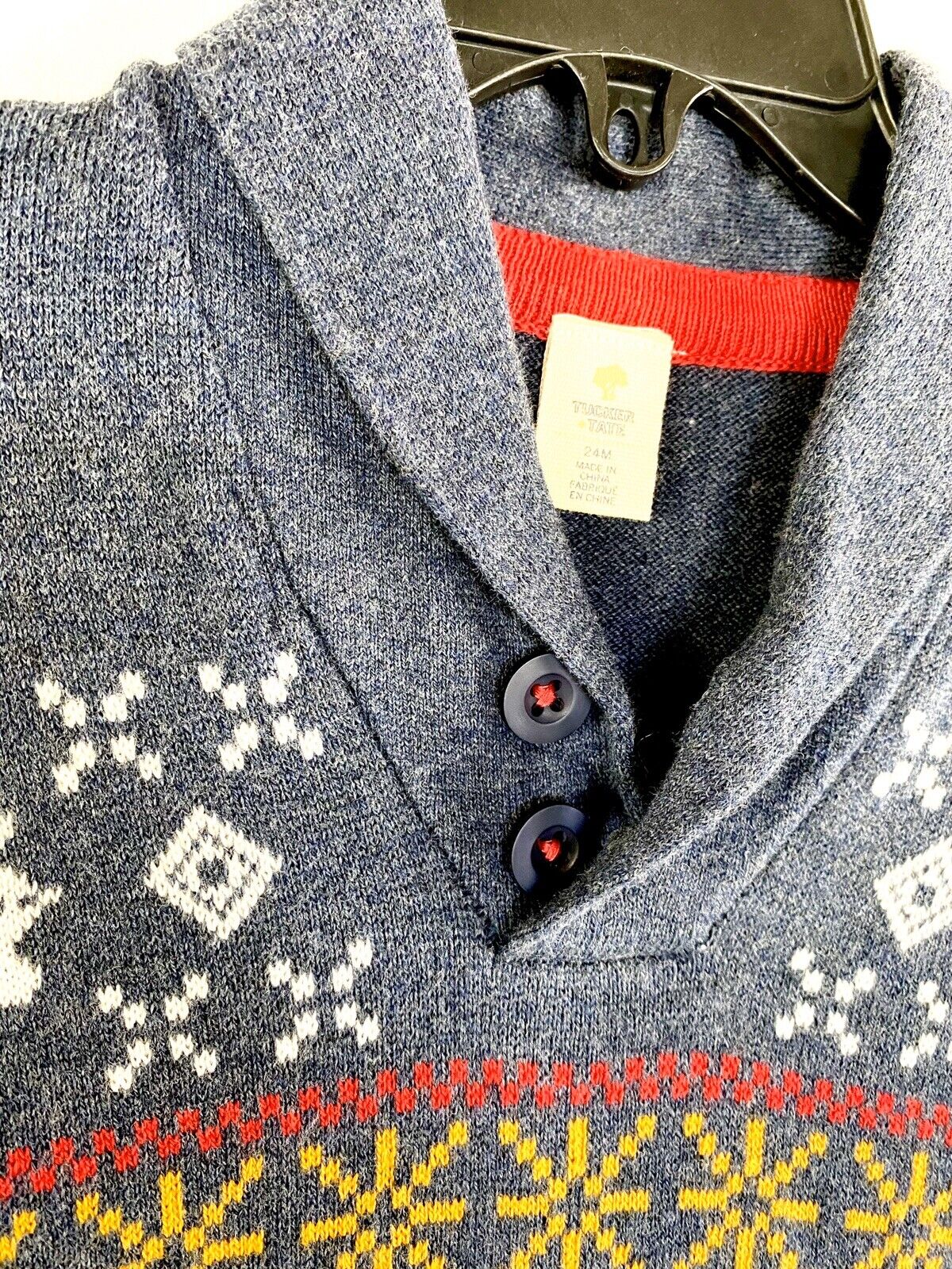 Tucker +  Tate Long Sleeve Cotton Romper.NWT Retail $45 Price $24.50  18 M