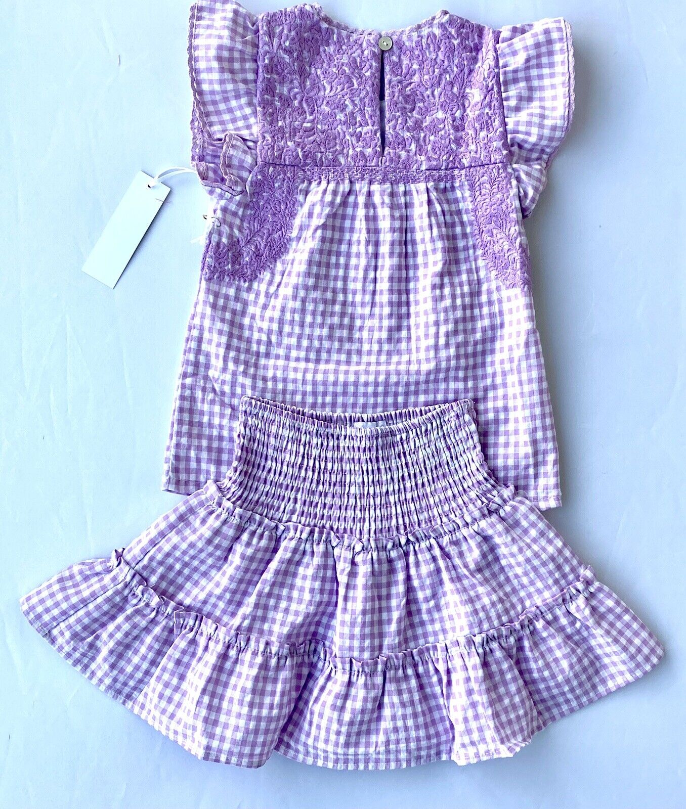 J Marie embroidered Gemma Set 3T Retail $136 Price $49 Blouse Skort