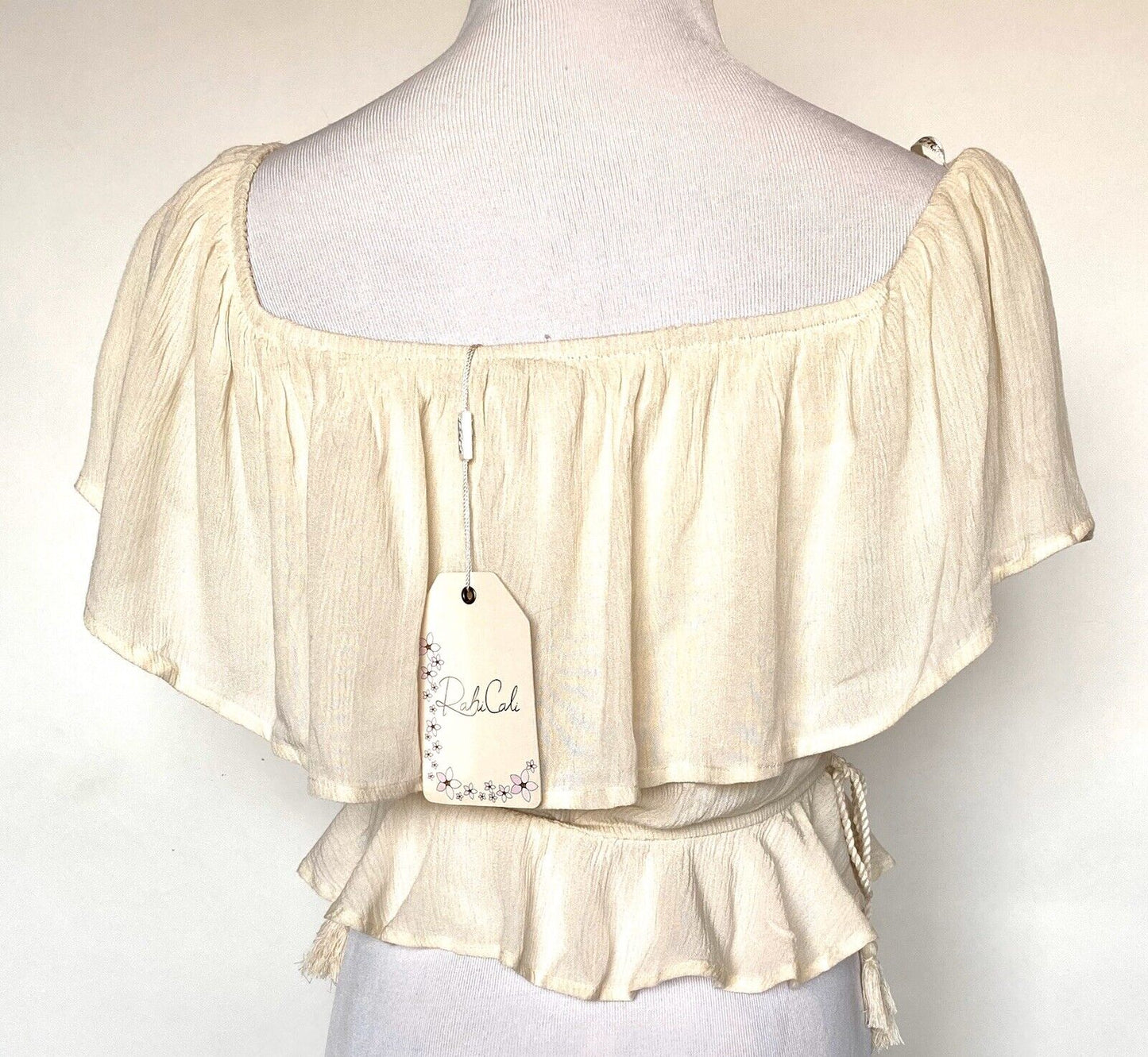 Anthropologie Rahi Cali Boho Embroider Top Retail $76 Price $34 S NWT