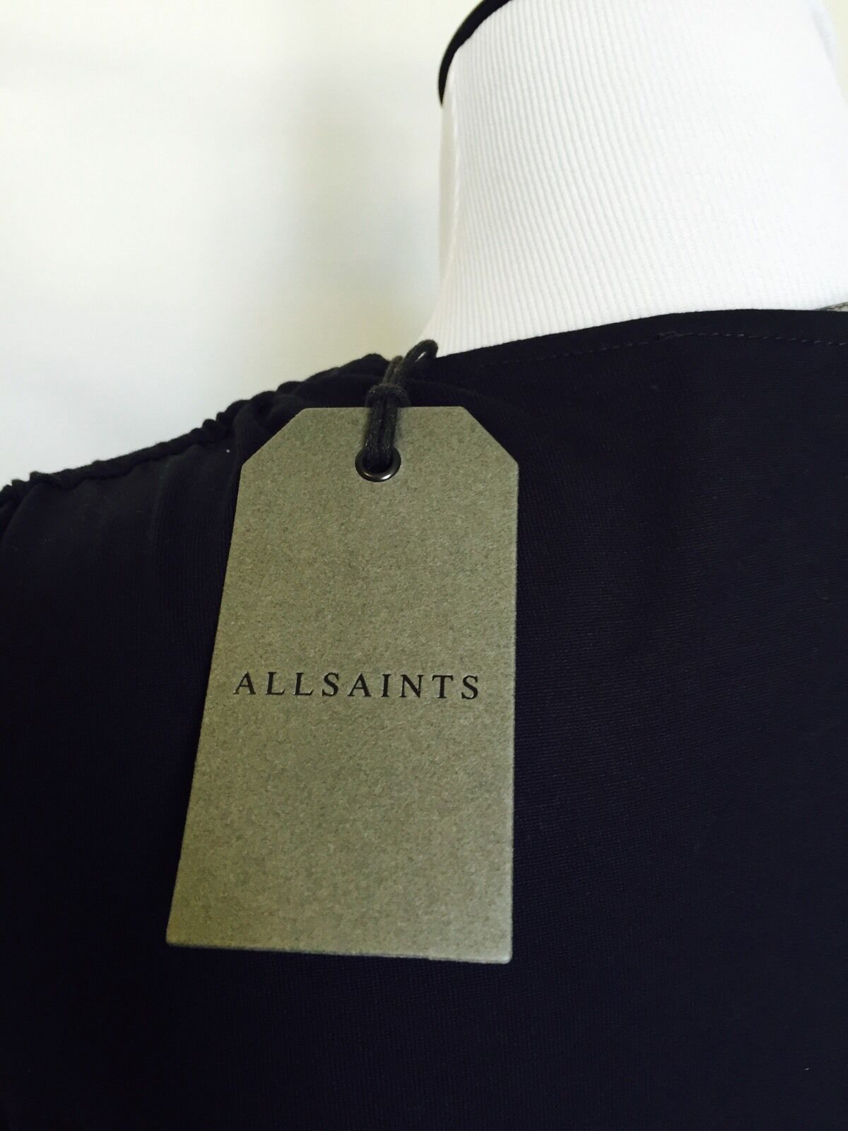 AllSaints Helix Indigo Draped Dress. NWT Size 2 Retails $178 Price $79
